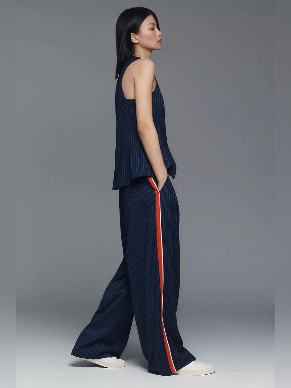 The Avery Pleated Wide-Leg Trousers